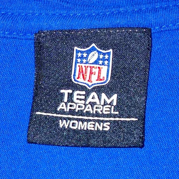 Indianapolis Colts TEAM APPAREL NFL T Shirt Womens Size L "LIKE NEW" - Picture 2 of 4